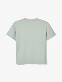 Löysä istuvuus t -paita - vaaleanvihreä