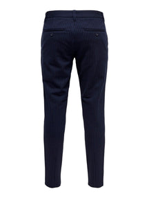 Merkitse raidalliset housut - Rosts/Dark Navy