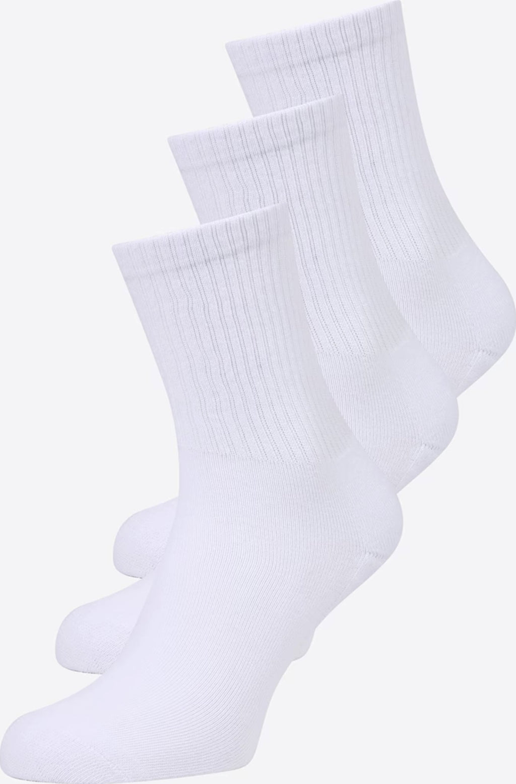 Mel urheilulliset sukat 3 -pakkaukset - valkoinen