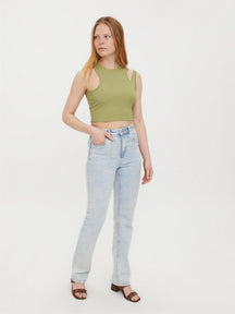 Ofelia Neia Tank Crop Top - Sage