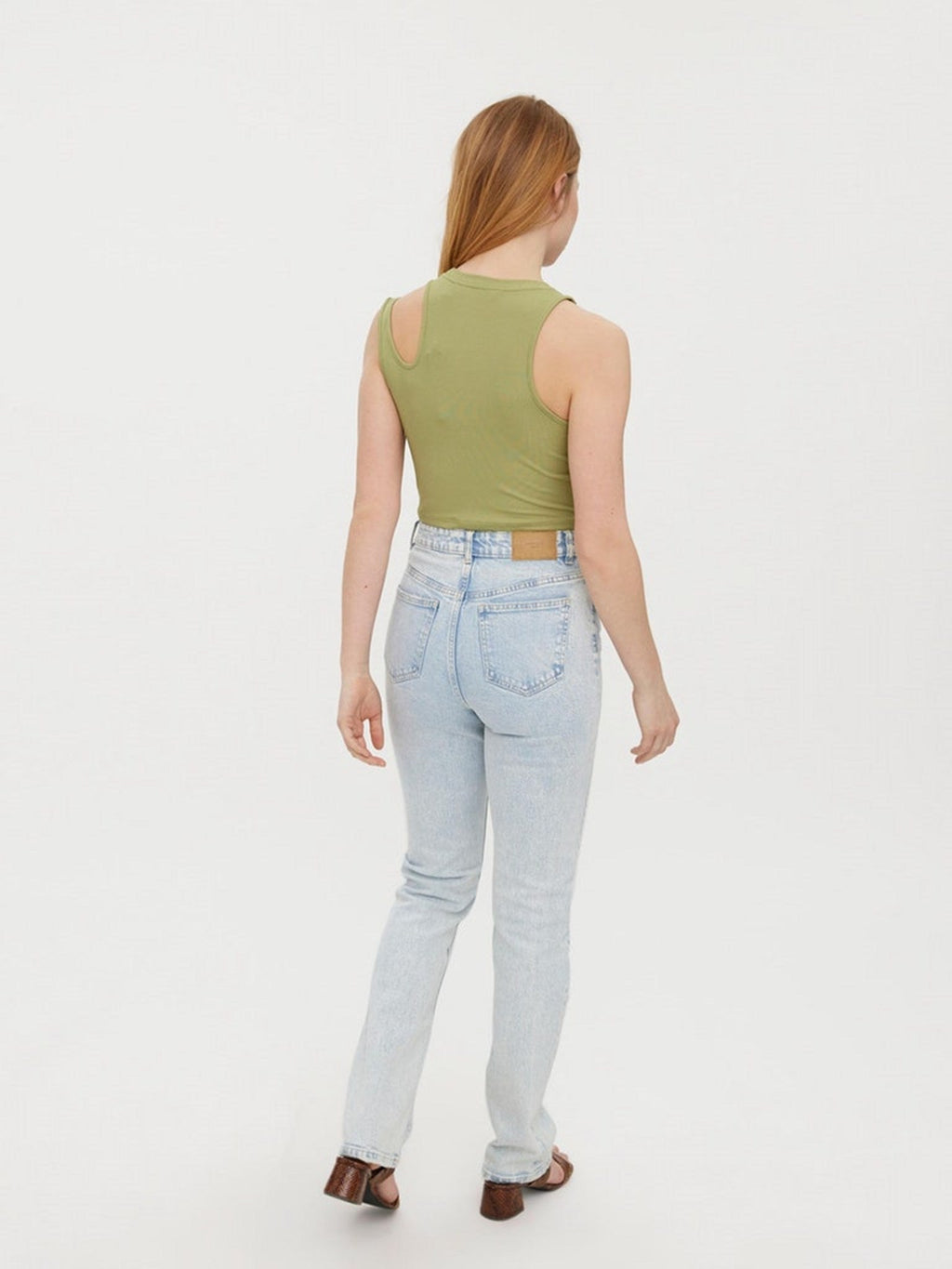 Ofelia Neia Tank Crop Top - Sage