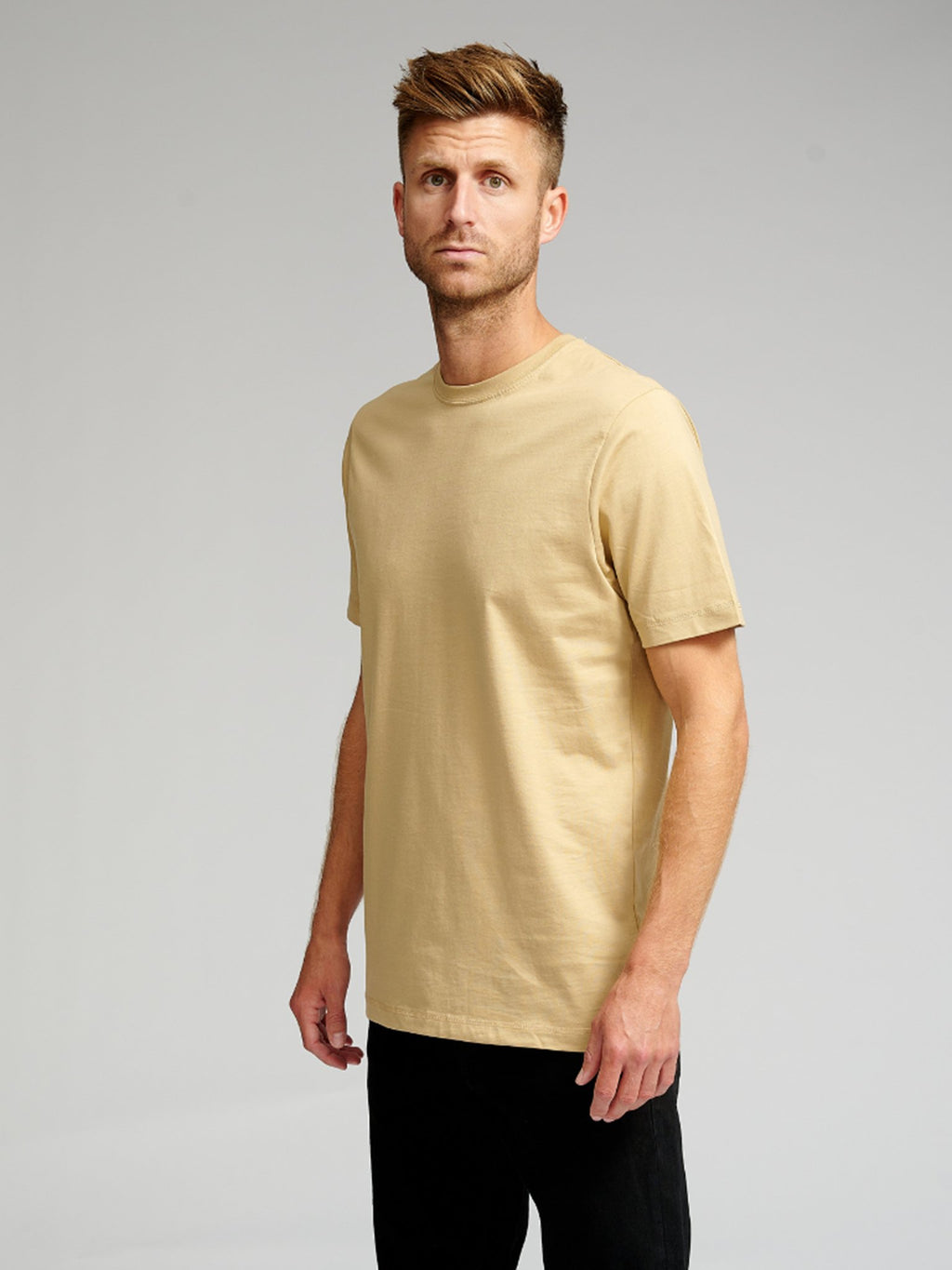 Orgaaninen perus T -paita - beige