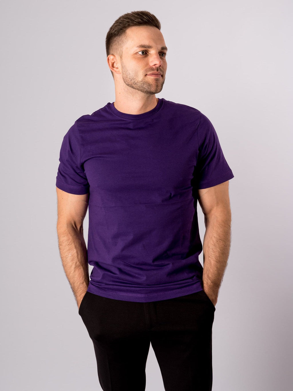 Orgaaninen perus -t -paita - violetti