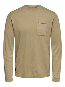 Pocket Crewneck Strik - suitsukkeita