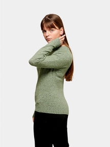 Pehmeä doffy Knit - Fit Green Melange