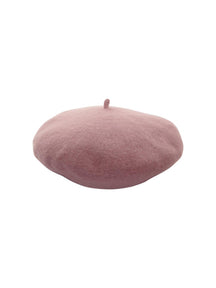 Uld Beret - Branded Apricot