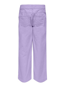 Vera -johdon leveät housut - laventeli