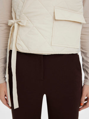 Via Vest - Birch - TeeShoppen Group™ - Jacket - Vero Moda