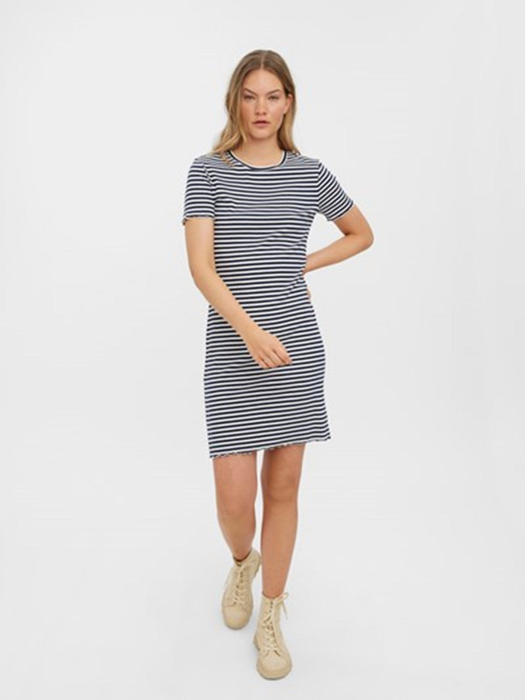 Vio Stripe lyhyt mekko - laivaston bleiseri