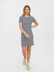 Vio Stripe lyhyt mekko - laivaston bleiseri