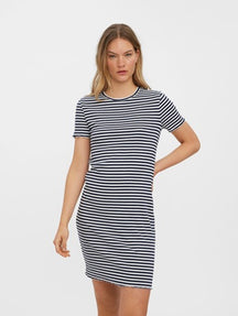 Vio Stripe lyhyt mekko - laivaston bleiseri