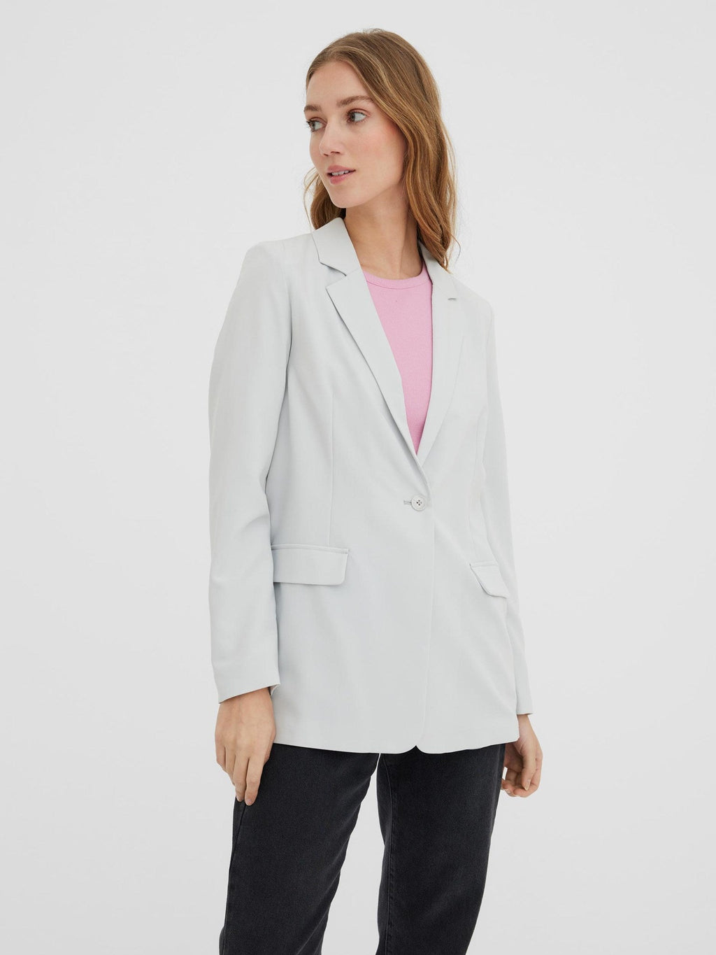 Zelda Blazer - Glacier Grey